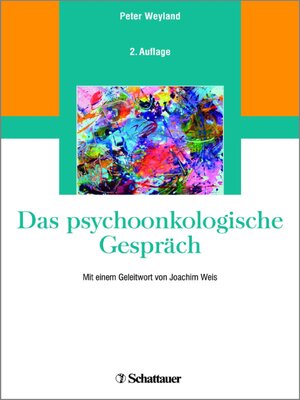 cover image of Das psychoonkologische Gespräch